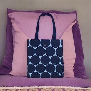 Kate Spade New York Canvas Tote Bag for Women, Cute Tote Bag (new)